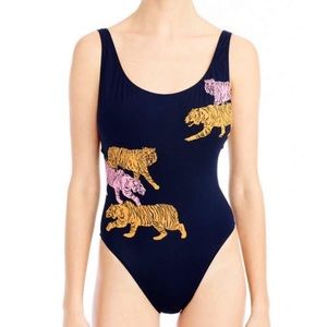 J.Crew Navy Tiger Swimsuit  *NEW*